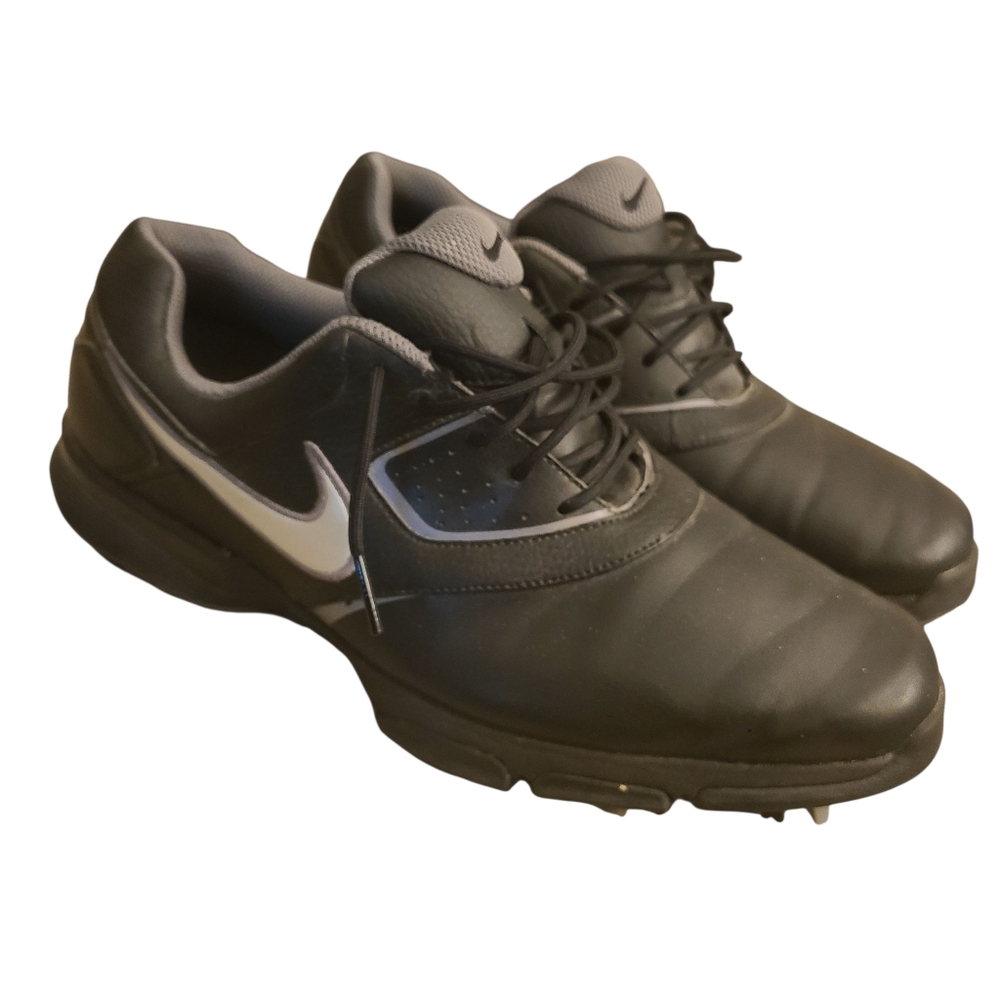 Nike Golf Men's Black Heritage Golf Shoes US Size 9.5 (552070-001)